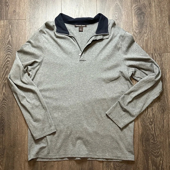 Michael Kors 1/4 Zip Mens Pullover Size XL - Picture 1 of 4